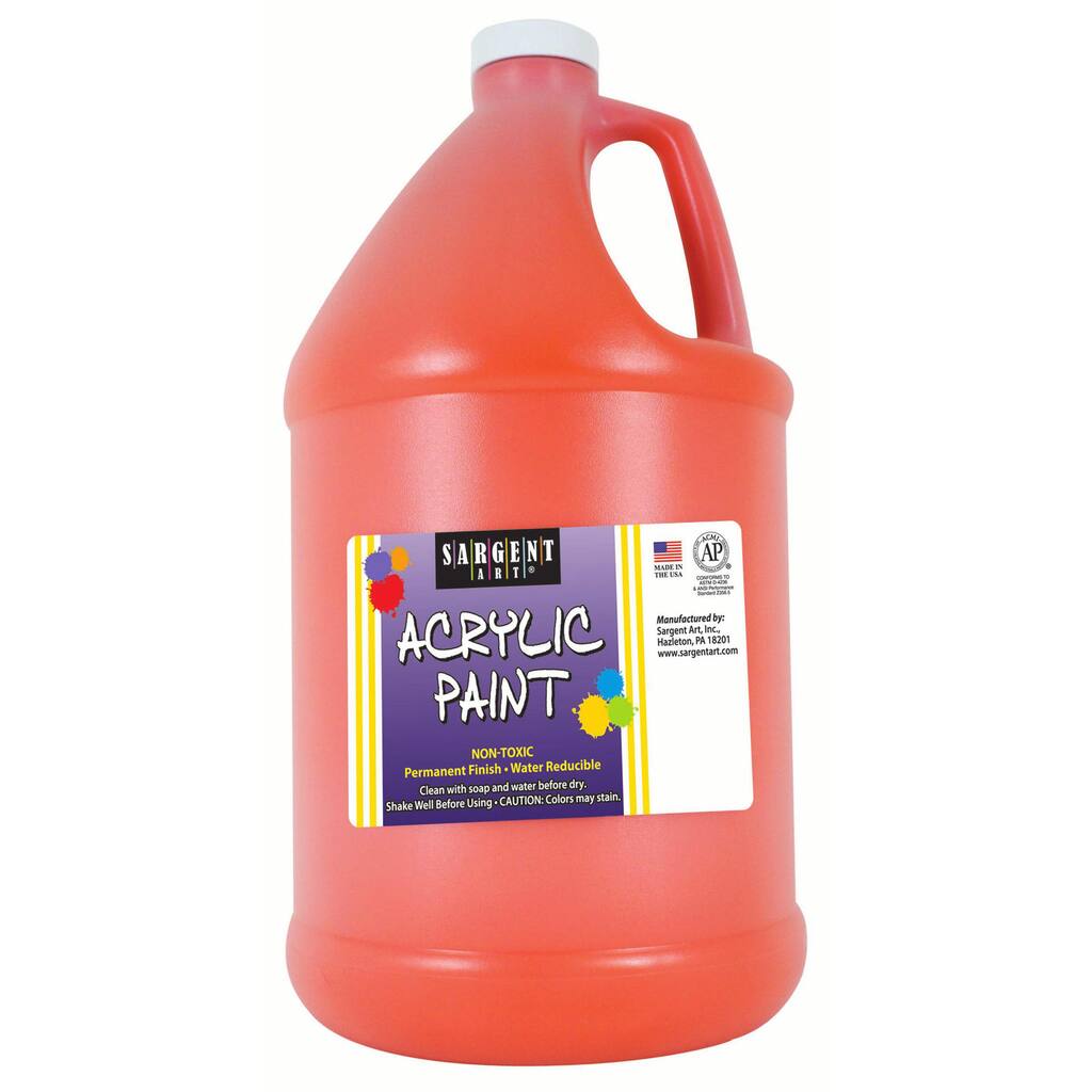 Sargent Art Orange Acrylic Paint Bottle Sargent Art Orange Acrylic Paint Bottle